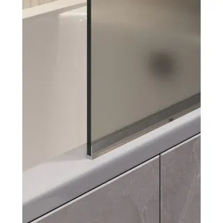 Шторка на ванну Timo T29 70 см чёрный